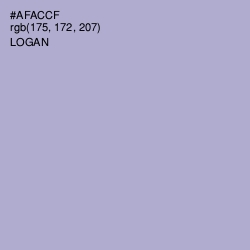 #AFACCF - Logan Color Image