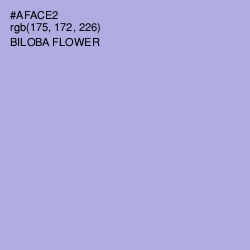 #AFACE2 - Biloba Flower Color Image