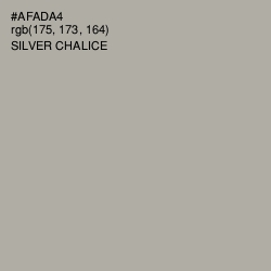 #AFADA4 - Silver Chalice Color Image