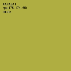 #AFAE41 - Husk Color Image