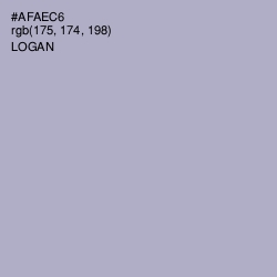 #AFAEC6 - Logan Color Image