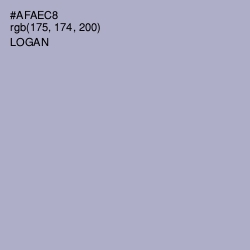 #AFAEC8 - Logan Color Image