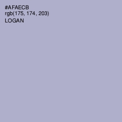 #AFAECB - Logan Color Image