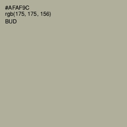 #AFAF9C - Bud Color Image