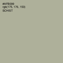 #AFB099 - Schist Color Image