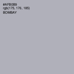 #AFB0B9 - Bombay Color Image