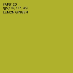 #AFB12D - Lemon Ginger Color Image