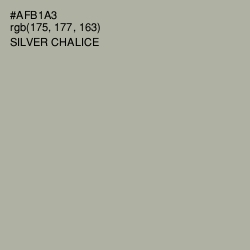 #AFB1A3 - Silver Chalice Color Image