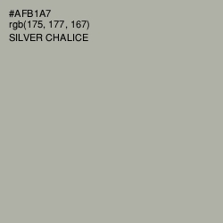 #AFB1A7 - Silver Chalice Color Image