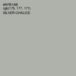 #AFB1AB - Silver Chalice Color Image