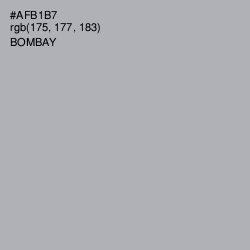 #AFB1B7 - Bombay Color Image