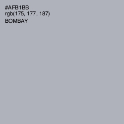 #AFB1BB - Bombay Color Image