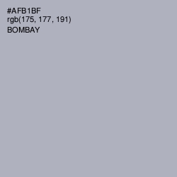 #AFB1BF - Bombay Color Image