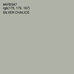 #AFB3A7 - Silver Chalice Color Image