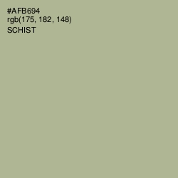 #AFB694 - Schist Color Image
