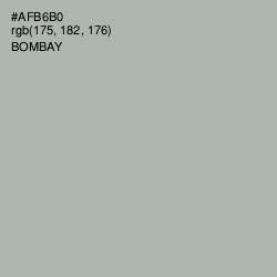 #AFB6B0 - Bombay Color Image