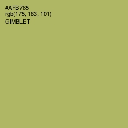 #AFB765 - Gimblet Color Image