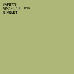 #AFB778 - Gimblet Color Image