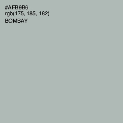 #AFB9B6 - Bombay Color Image