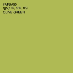 #AFBA55 - Olive Green Color Image