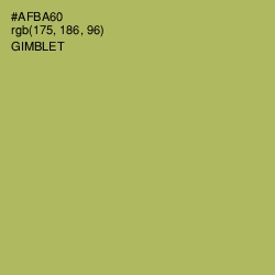 #AFBA60 - Gimblet Color Image