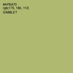 #AFBA70 - Gimblet Color Image