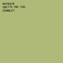 #AFBA78 - Gimblet Color Image