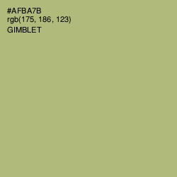 #AFBA7B - Gimblet Color Image