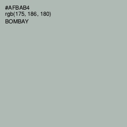 #AFBAB4 - Bombay Color Image