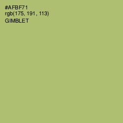 #AFBF71 - Gimblet Color Image