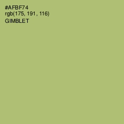 #AFBF74 - Gimblet Color Image