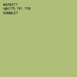 #AFBF77 - Gimblet Color Image