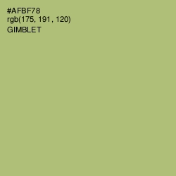 #AFBF78 - Gimblet Color Image