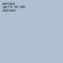 #AFC0D0 - Heather Color Image