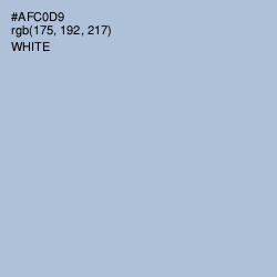 #AFC0D9 - Heather Color Image