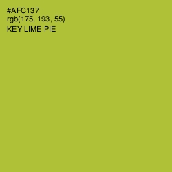 #AFC137 - Key Lime Pie Color Image