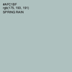 #AFC1BF - Spring Rain Color Image