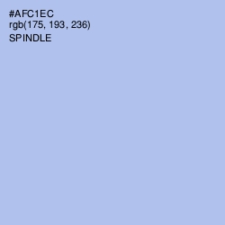 #AFC1EC - Spindle Color Image