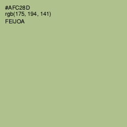 #AFC28D - Feijoa Color Image