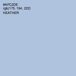 #AFC2DE - Heather Color Image