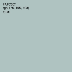 #AFC3C1 - Opal Color Image