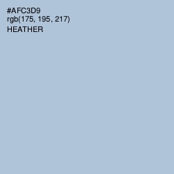 #AFC3D9 - Heather Color Image