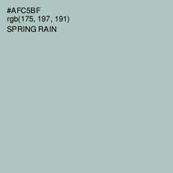 #AFC5BF - Spring Rain Color Image