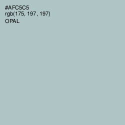 #AFC5C5 - Opal Color Image