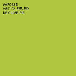 #AFC63E - Key Lime Pie Color Image