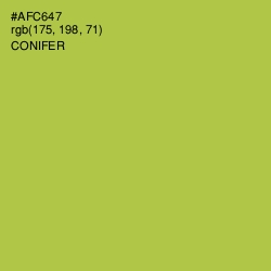 #AFC647 - Conifer Color Image