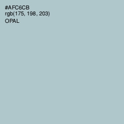 #AFC6CB - Opal Color Image