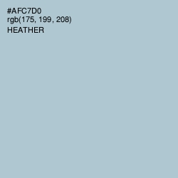 #AFC7D0 - Heather Color Image