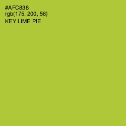 #AFC838 - Key Lime Pie Color Image