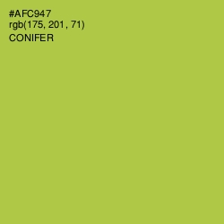 #AFC947 - Conifer Color Image